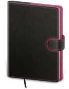 Diář 2026 týdenní A5 Flip - antracit/magenta