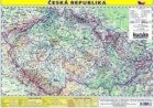 Česká republika - mapa A4 lamino