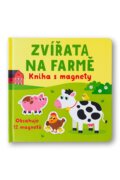 Zvířata na farmě - kniha s magnety