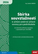 Sbírka souvztažností k účtům směrné účtové osnovy pro podnikatele se vzorovou účtovou osnovou s opra