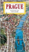 Praha - Panoramatická mapa velká / anglicky