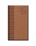 Diář 2025 Vivella Brown, mini, týdenní A6