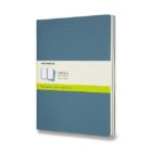 Sešity Moleskine Cahier, XL, čisté, 3 ks - tm. tyrkysové
