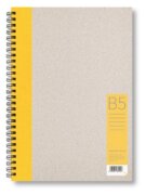 Zápisník B5 linka, žlutý, 50 listů