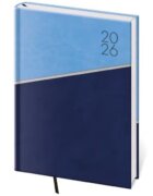 Diář 2026 denní A5 Line - modrá