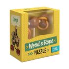 Dřevěný provázkový hlavolam - Smyčka