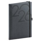 Diář 2026: Ajax - černý, týdenní, 15 x 21 cm