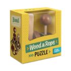 Dřevěný provázkový hlavolam - Pouta