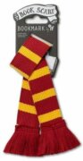 Záložka do knihy - šála (červená, žlutá)