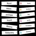 Abeceda - kartičky se slovy