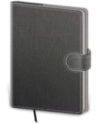 Diář 2026 týdenní kapesní Flip - šedo/šedá