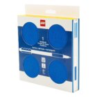 LEGO Zápisník s gelovým perem jako klipem a náhradní náplní - modrý