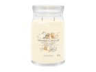 YANKEE CANDLE Soft Wool Amber svíčka 567g / 2 knoty (Signature velký)
