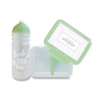 Zdravá lahev a Zdravá sváča set - Fresh olivová