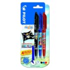 PILOT FriXion Ball 07 One Piece + samolepky, BL, černá, červená, modrá