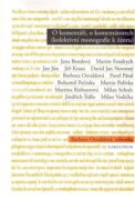 O komentáři, o komentátorech - Kolektivní monogragie k žánru