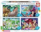 Puzzle Disney pohádky 4v1 (50,80,100,150 dílků)