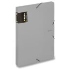 Krabice PP s gumou A4 PASTELINI šedá