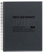 MIQUELRIUS poznámkový blok JUST BLACK A5, 120 listů, recykl linka černý