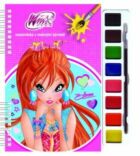 Omalovánky s vodovými barvami Winx Club