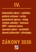 Zákony IV 2026 – Stavebnictví, půda