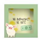 3D pokladnička v rámečku - Budoucnost ve vatě