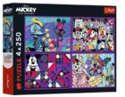 Puzzle Příhody Mickeyho Mouse a přátel/4x250 dílků