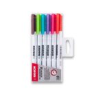Kores K-MARKER Popisovač na bílé tabule, tenký hrot, 6 ks sada