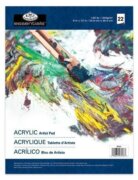 Royal Langnickel Skicovací blok papírů na akryl a olej A4