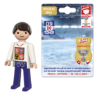 efko Igráček Fanoušek MS v hokeji 2024 bílý dres - figurka