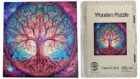 Dřevěné puzzle Strom života A4