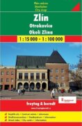 Zlín + Otrokovice mapa 1:15 000