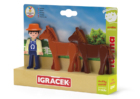 efko Igráček Trio Farma - Farmář a dva koně