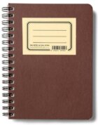 Kroužkový blok RETRO A6, linka, 50 listů