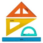 Spoko sada pravítek 4 ks - mix barev