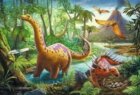 Trefl Puzzle Dinosauři na cestách / 60 dílků