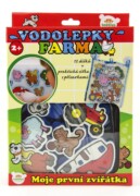 Moje první zvířátka farma - Vodolepky / pěnová sada se síťkou 12 ks v krabici