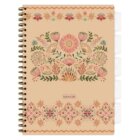 Spirálový sešit A4 s pořadačem Floral Scape
