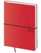 Diář 2026 týdenní A5 Flexio - červená