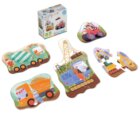 KukiKuk Véééliké puzzle Stavební stroje