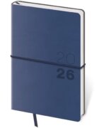 Diář 2026 týdenní kapesní Flexio - tmavě modrá