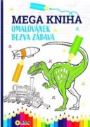 Mega kniha omalovánek-Modrá - Bezva zábava
