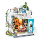 RoboTime 3D dřevěná skládačka Miniatura domečku Střešní terasa