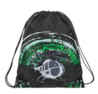 Bagmaster Chlapecký sáček na přezůvky BAGMASTER SHOES ALFA 9 D BLACK/GREEN/GRAY