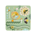 Dřevěný kalendář v anglickém jazyce v krabici