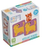 KukiKuk Véééliké pexeso Zvířátka na dvorku