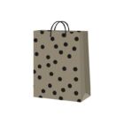 Dárková taška malá - Černé puntíky (17,8 × 9,8 × 22,9 cm)