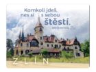 Magnet na lednici Zlín Kamkoli jdeš, nes si s sebou štěstí