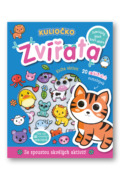 Kuliočko Zvířata 20 reliéfních samolepek