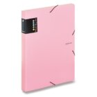 Krabice PP s gumou A4 PASTELINI růžová